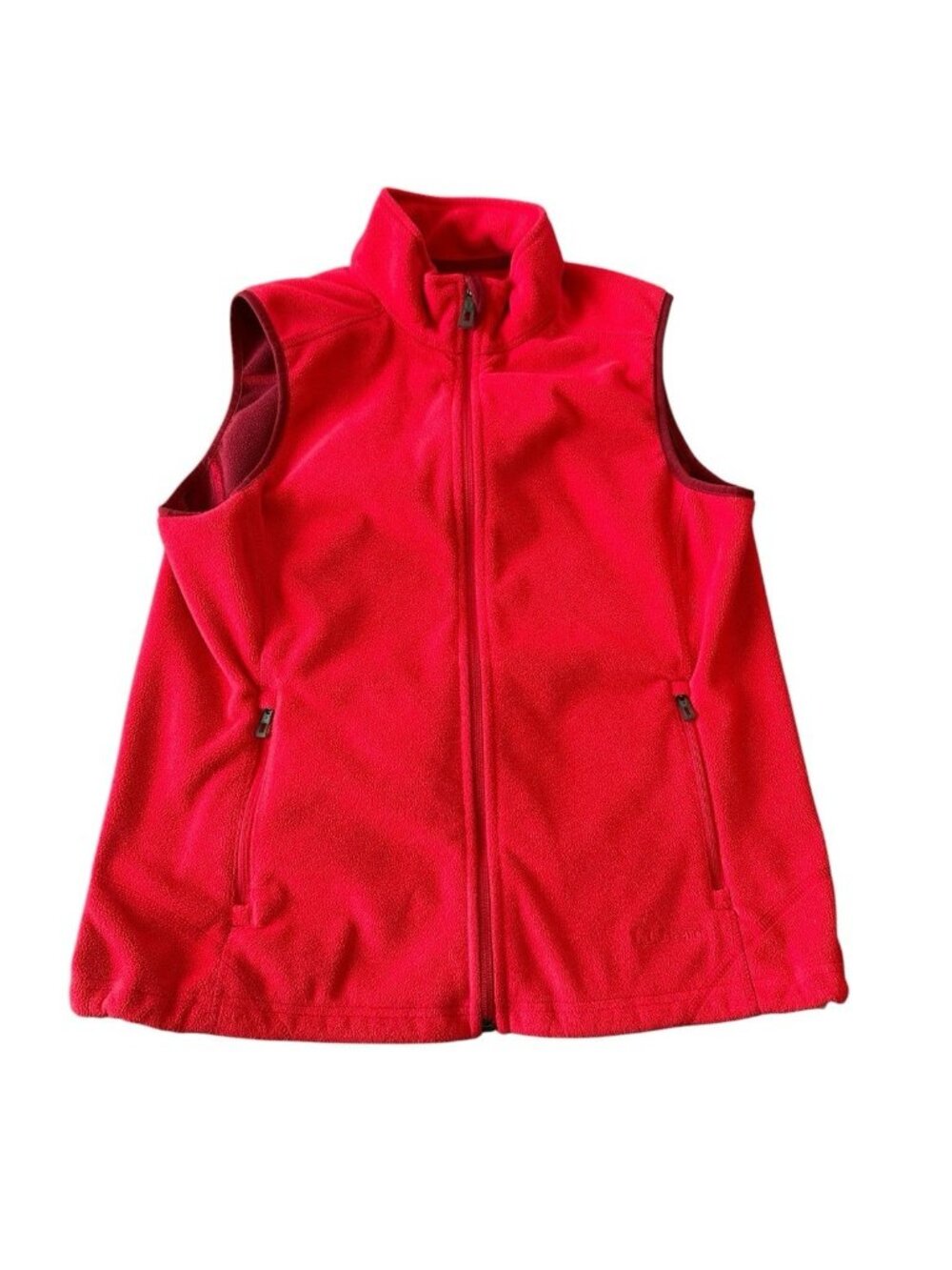 L.L. Bean Vest Womens M Red Gorpcore Polartec‎ Soft Athleisure Outdoors OGCW7